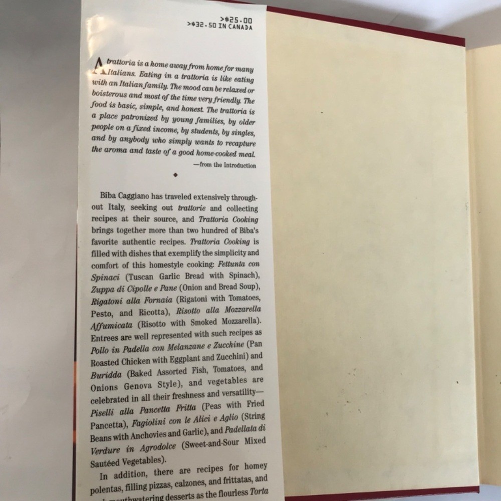 Trattoria Cooking - by Biba Caggiano - MacMillan 1992 - Picture 3 of 6